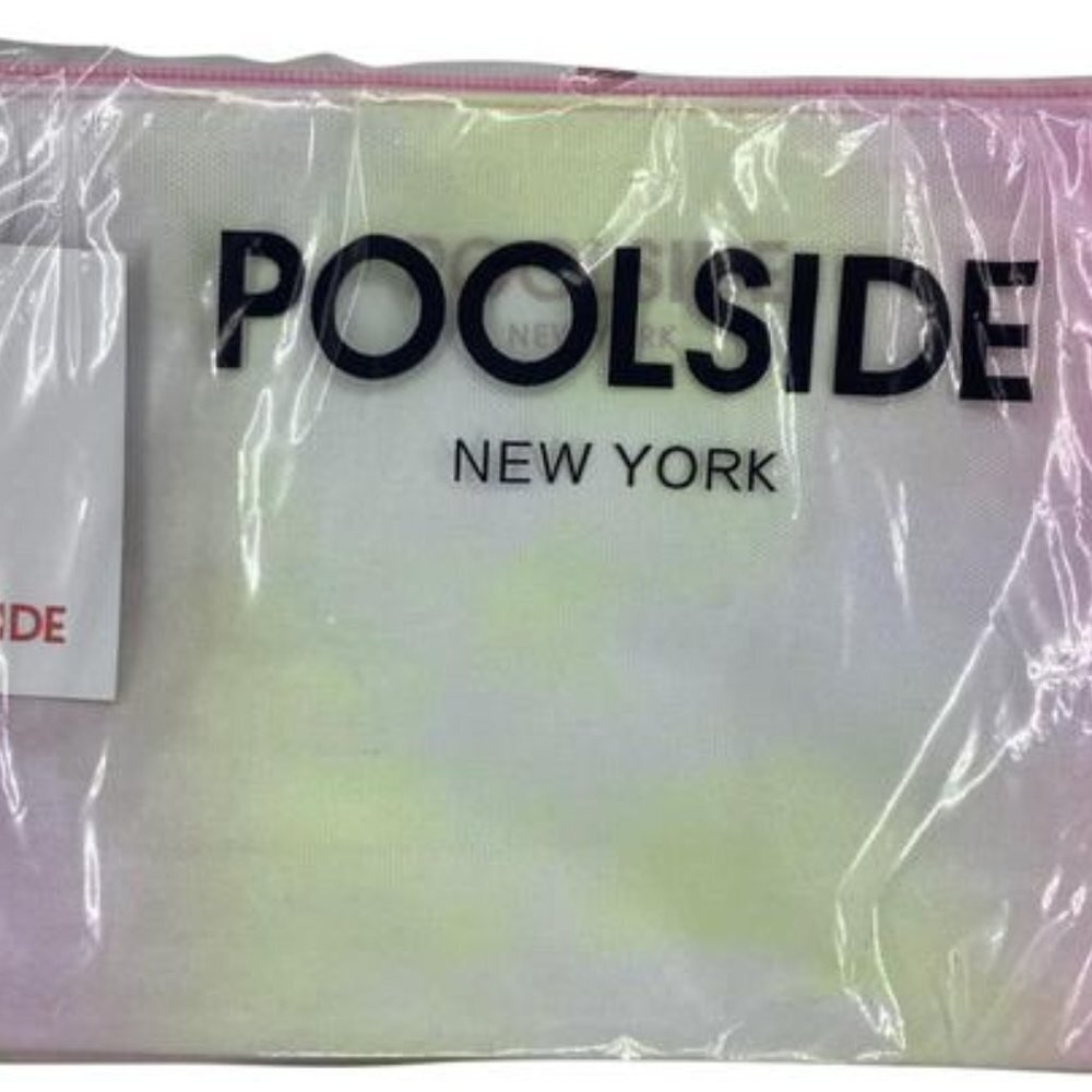 Poolside Wet/Dry Wristlet Multicolor Poly-nylon Beach Bag 11.25"L x 3"W x 7"H